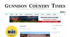 Desktop Screenshot of gunnisontimes.com